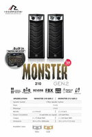 [ THE LEGEND IS BACK ] Roadmaster Monster Gen2 Series Speaker Bluetooth TWS Built in Mixer Support O
