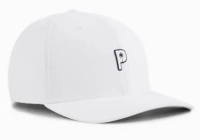 【PUMA Golf】棕櫚樹P字高爾夫球帽(男)-深海軍藍/亮白-亮白