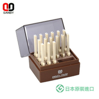 SANBY 一般橡皮印面 數字6號 連結章 (明朝體) EN-S6 /組