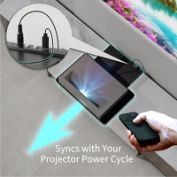 Motorized UST Projector Smart Stand For Ultra Short Throw Laser TV With LED Light Strip
