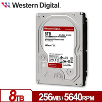 【現折$50 最高回饋3000點】  WD威騰 WD80EFPX 紅標Plus 8TB 3.5吋NAS硬碟