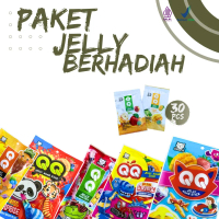 TERBARU PAKET JELLY AGAR 30 PCS BERHADIAH MAINAN ANAK-ANAK ISI JELLY DI LENGKAPI DENGAN HADIAH MAINA