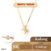 Kalung Emas 8K Pita Mutiara Wahyu Redjo KL-8K-29735354-PMR