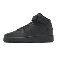 Nike 休閒鞋 Air Force 1 Mid 07 男鞋 女鞋 黑 全黑 中筒 AF1 魔鬼氈 CW2289-001