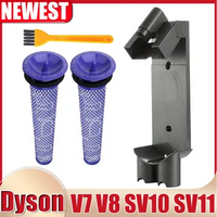 Charger Hanger And Filter For Dyson V7 V8 SV10 SV11 Series Handheld Vacuum Cleaner Accessories Charging Bracket Wall Mount