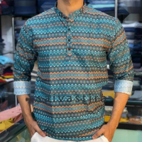 Long Sleeve Kurta, Slim Fit, Short Rayon Material, RS0516, Please Measure and Choose Size from the S