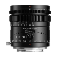 TTArtisan 50mm F1.4 Tilt-Shift Lens Full Frame MF Manual Focus Portrait Lens For Sony E A7 Leica L Fuji X Nikon Z Canon RF Mount