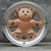 Casting Rims All Sorts Of Color Cute Teddy Bear Rims Wheels 14 15 16 17 Inch Car Alloy Wheels Aluminium Wheels