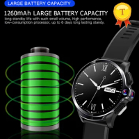 New arrival man woman 1GB 16GB 32gb Smart Watch hd Camera big battery 1260mAh 4G GPS wifi Bluetooth Smart phone watch with sim