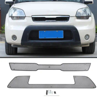 Stainless Steel Car Front Grill Inspect Net Screening Mesh Air Inlet Protective For Kia Soul 2009-2013 Exterior Accessory