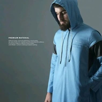 Jubah Hoodie Samase Original Light Blue 2XL