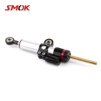 SMOK Universal Motorcycle Adjustable Steering Damper Stabilizer For Yamaha YZF-R3 2015 2016 2017 2018 2019 With LOGO