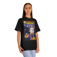 Nirvana Cheerleader Comic Book Tee Band Graphic Shirt image 6