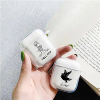Lil Peep Anime For Air Pods Case For Apple airpods Cases 1 2 3 Clear Case For Airpod pro Case in Earphone Accessories Cover Case