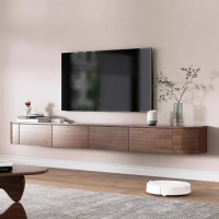 Luxury Floor Tv Stands Shelf Storage Cabinet Floor Sideboard Wooden High Quality CabinetTv Suspendu Console Furniture