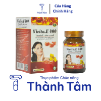 Vitamin e đỏ Vivita E 400 bổ sung Vitamine 400iu, Omega 3 giúp làm đẹp da, trắng sáng da, có thể bôi
