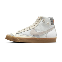 Nike Blazer Mid 77 LX 女鞋 白灰色 高筒 積木 玩偶 千鳥格 焦糖底 休閒鞋 DR0977-119