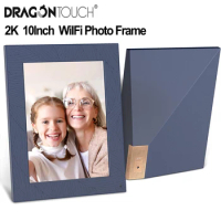 Dragon Touch 2K Digital Picture Frame 10 Inch Wi-Fi Digital Photo Frame Touch Screen Display Auto Rotation Electronic Album