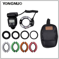 YongNuo YN14EX II YN14EX TTL Macro Ring Flash Speedlite for Canon EOS 1Dx 5D3 7D 70D 80D 60D 700D for Sony A7III A9II A6600 A7S