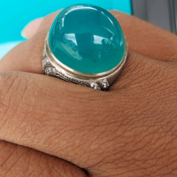 batu bacan doko#suda kristal dan giwang dimensi 19,5×17×12