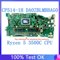 DA0ZBLMBAG0 Mainboard For Acer Chromebook CP514-1H Laptop Motherboard With AMD Ryzen 5 3500C CPU 100% Fully Tested Working Well