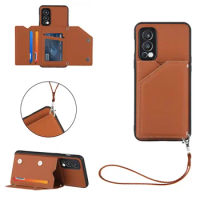 Leather Magnetic Clasp Wallet Phone Case For OnePlus 9 Pro Nord 2 Durable Shockproof Anti-scratch Protective Cover Card Slots