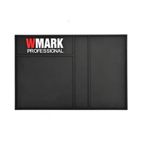 WMARK NG-W40 Barber Mat Organizer PVC Anti Slip Magnetic Tool Holder Workstation Protector Hair Clip