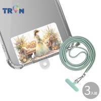 TRON GOOGLE Pixel 7 Pro水彩女孩與貓防摔 手機 掛繩 手機殼
