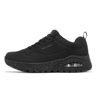 Skechers 休閒鞋 Uno Rugged-Wat-Air-Proof 男鞋 黑 防潑水 氣墊 支撐 全黑 183048BBK