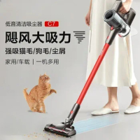Wireless Vacuum Cleaner Household Large Suction Light Sound Anti-Mite Handheld Lightweight Carpet a Suction Machine Cat Hair