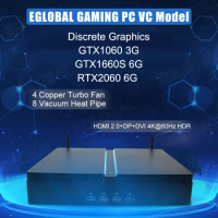 EGLOBAL Intel i3 i5 i7 i9 processer VC gaming computer support 8th 9th 9900 9700 9600 with Type-C GTX1060 3G 8 Core 16 Threads