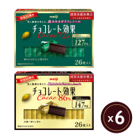 Meiji 明治 巧克力效果CACAO 72%/86%黑巧克力(26枚盒裝*6盒/箱)