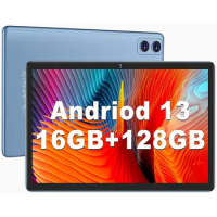 JUSYEA J6 10.1 Inch 5G 8-Cores 16GB RAM 128GB ROM 8000mAh Bluetooth 5.0 Tablet PC 13MP+5MP LCD Display Blue Tablet Android 13