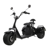 EEC Approved Fat Tire 3 Wheels Electric Scooter Tricycle Trike Hot Selling City Coco 60V2000W X7 60V 2000w Cargo Open 1000W