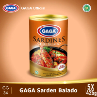 GAGA Sarden Chili Balado 425g X 5pcs (GG34)
