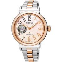 SEIKO 精工 LUKIA 美好時光機械女錶 618送禮推薦-珍珠貝x雙色版/36mm (SSA838J1/4R38-01E0KS)_SK045