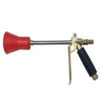 High pressure water spray gun adjustable fog hand pressure spray gun garden water gun