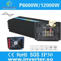 6000W Off Grid DC 12V 24V 48V TO AC 100V-240V Solar Inverter