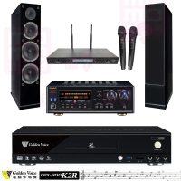 【金嗓】CPX-900 K2R+DSP-A1II+SR-889PRO+AS-168黑(4TB點歌機+擴大機+無線麥克風+喇叭)