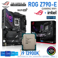 Intel Z790 Motherboard Combo Intel Core i9 13900K Processor ASUS ROG STRIX Z790-E GAMING WIFI LGA 1700 DDR5 128GB ATX Mainboard