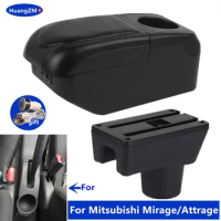 For Mitsubishi Attrage Mirage Armrest For Mitsubishi Mirage Space Star Car armrest Box Storage box Retrofit parts car accessorie