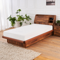 時尚屋  亞維斯3.5尺積層木床箱型加大單人後掀床(不含床頭櫃-床墊)