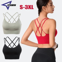 S-XXXL Nylon Top Women Bra Sexy Top Woman Breathable Underwear Women Cross Fitness Yoga Sports BraGym Sportswear Vest for Women