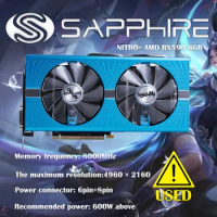 Sapphire NITRO+ AMD RX590 8GB GDDR5 PCIe 3.0 x16 Graphic Card Good Condition