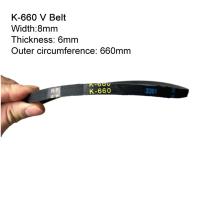 เข็มขัด V ขับรถสามเหลี่ยม K660 สำหรับเครื่องเจาะ อุปกรณ์การเกษตรอุตสาหกรรม