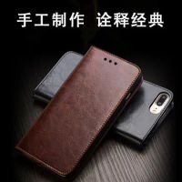 Flip Genuine Leather Phone Case For Xiaomi Mi 11 Ultra Pro Lite Mi11 Ultra Card Slots Wallet Real Cow Leather Pocket Full Cover
