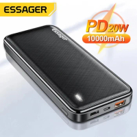 Essager PD 20W 10000mAh Power Bank Portable Charging External Battery Charger 10000 mAh Powerbank For iPhone Xiaomi mi PoverBank