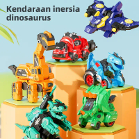 Habibi Mainan Mobil Inersia Transformasi Dinosaurus Tyrannosaurus Anak Laki-laki  Berubah Bentuk Mel
