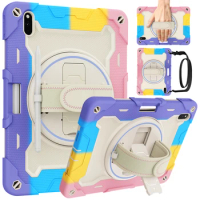 For Huawei MatePad Pro 10.8 inch Case Shockproof Duty Kids Cover For MatePad Pro 10.8 Tablet Soft Silicon Adjustable Stand Funda