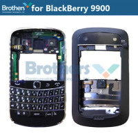 Front Housing for BlackBerry 9900 Front Frame Middle Frame with Keypad Side Buttons for BlackBerry 9900 Full Housing Replacement